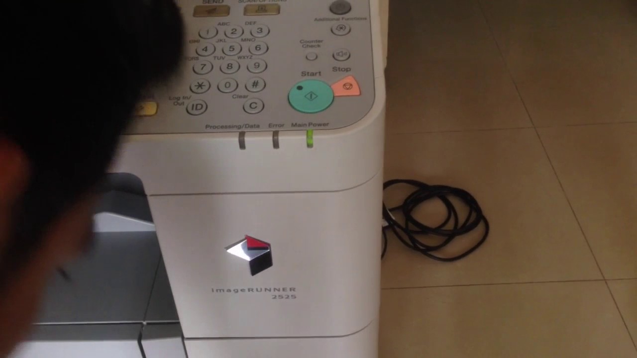 Training copy in canon ir2525 របៀបនៃការកូពីឯកសា canon IR2525