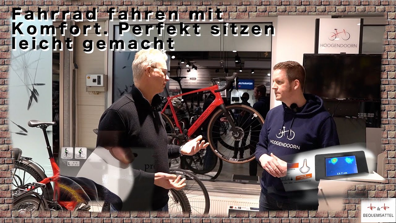 Optimal Fahrrad fahren - perfekt sitzen und ergonomisch fahren. Simplon Riese & Müller Ebike Bicycle
