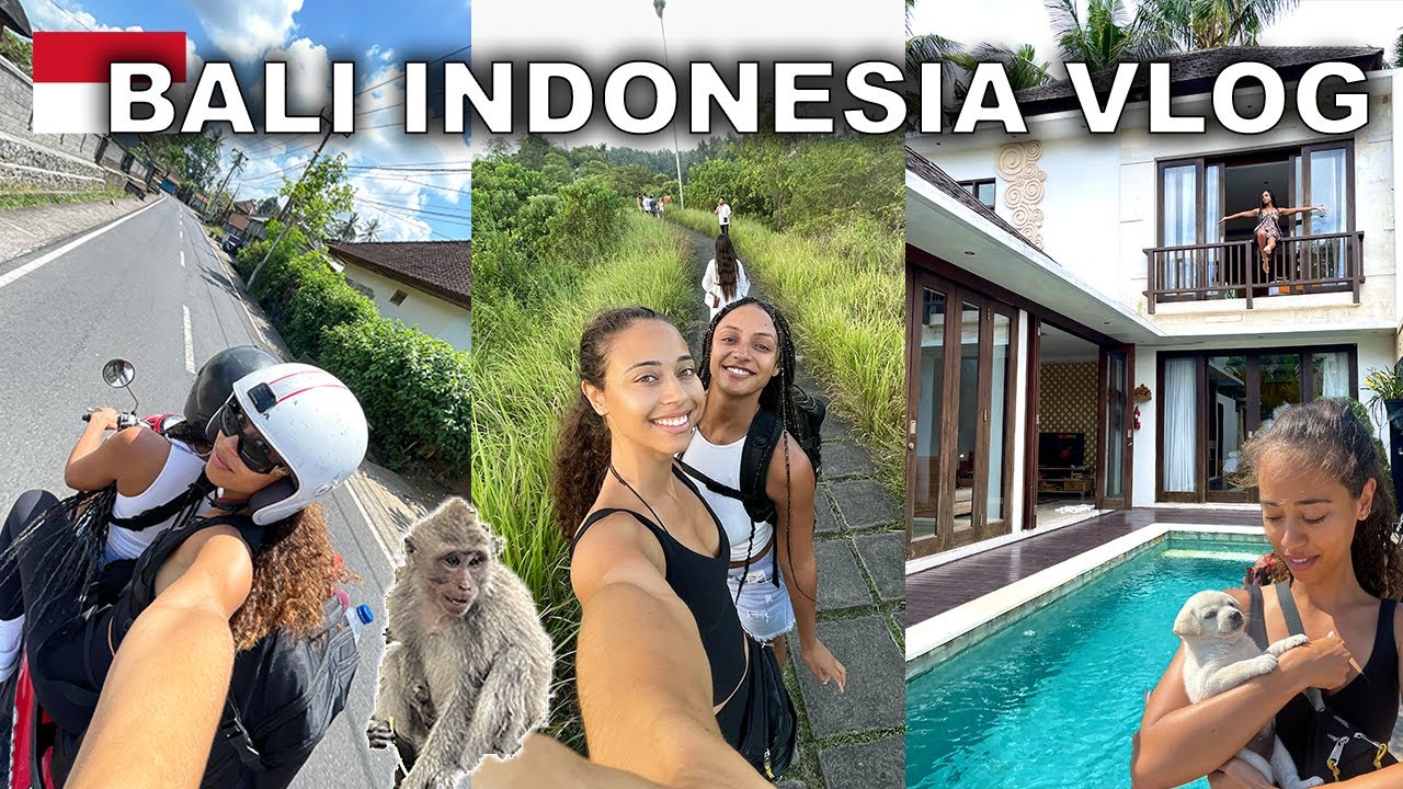 My first time in BALI 🇮🇩 | Ubud, Canggu, Nungnung waterfall, Monkey Forest, Luxury Villa Tour