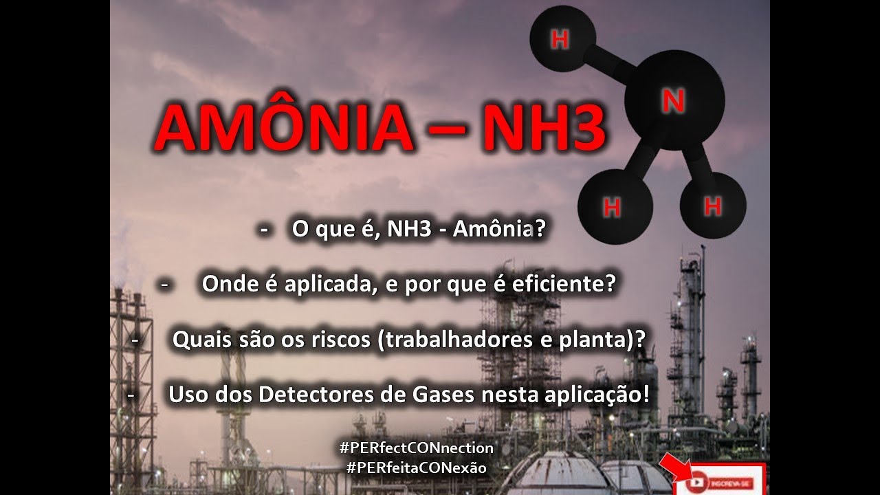 NH3 - Amônia: Por que é usada? Perigos da exposição! Uso dos Detectores de Gases! (NR36 - NR15)
