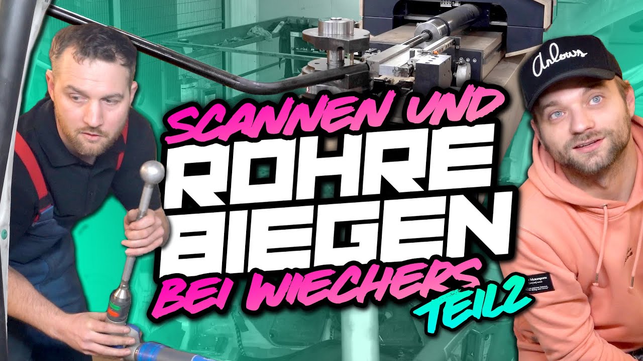 3D Scannen und 25CrMo4 Rohre biegen bei Wiechers für den Abarth - Teil 2 - | Philipp Kaess |