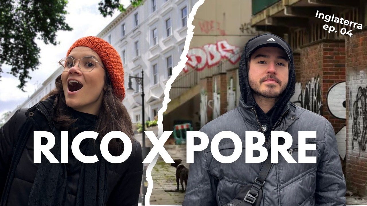 DIFERENTES BAIRROS DE LONDRES! 🇬🇧 | Do mais RICO ao mais POBRE