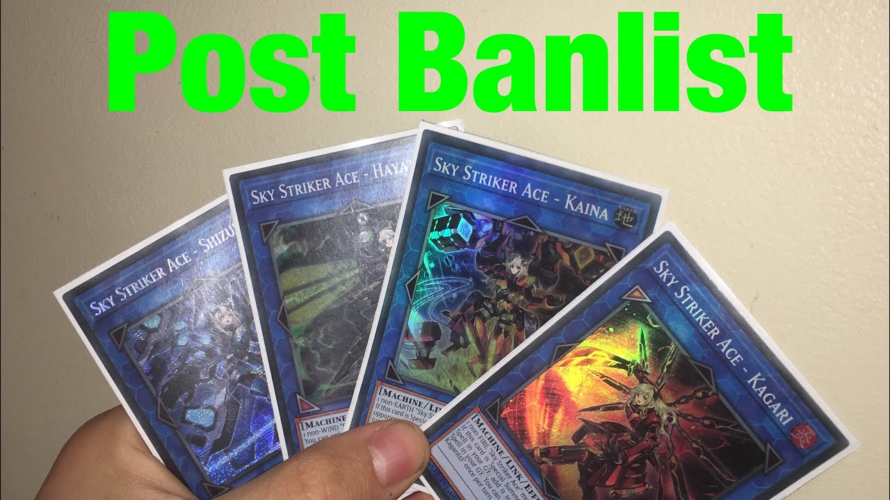 Skystriker deck post Banlist (Cyber Strikers)