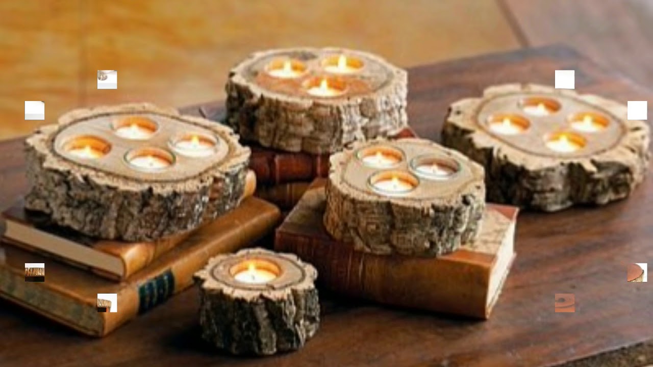 DECORACIONES CON TRONCOS DE MADERA