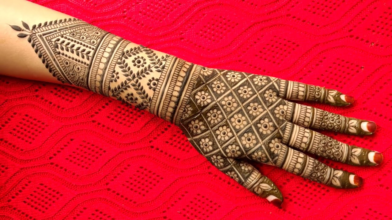 part-2  bridal mehndi design for back hands mehandi decoration by GJMEHENDIDESIGNE