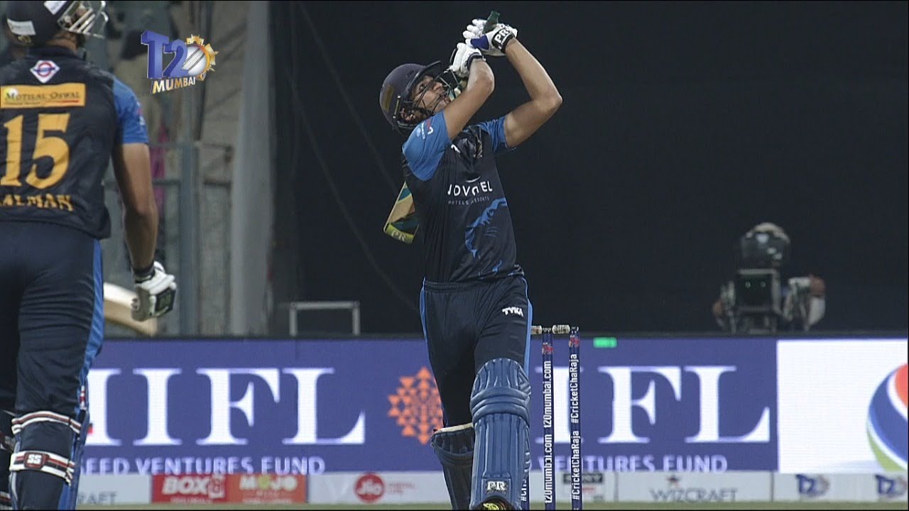 Sairaj Patil scores a quick-fire half-century for North Mumbai Panthers