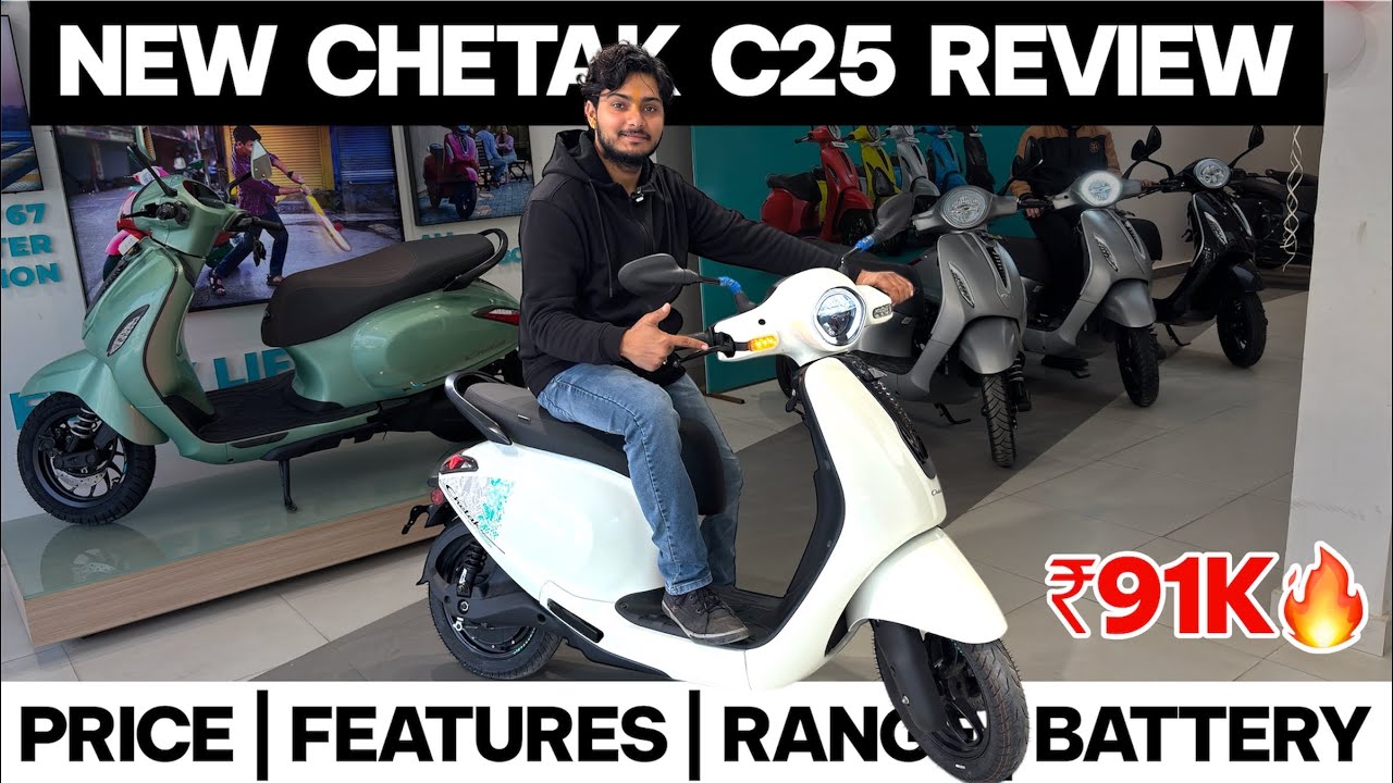 All New Chetak C25 Detailed Review😍Better Than Chetak 3503 |₹91K