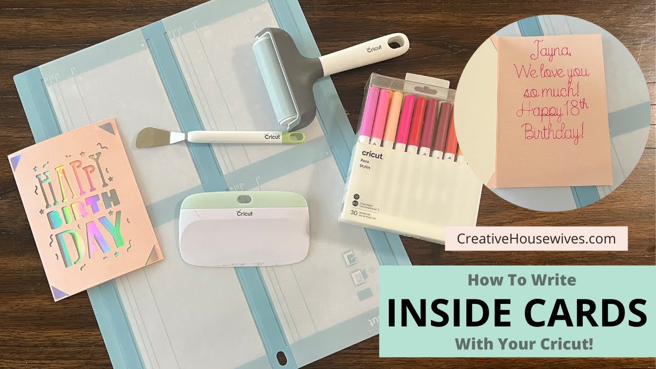 How to Write Inside Cards with Cricut!