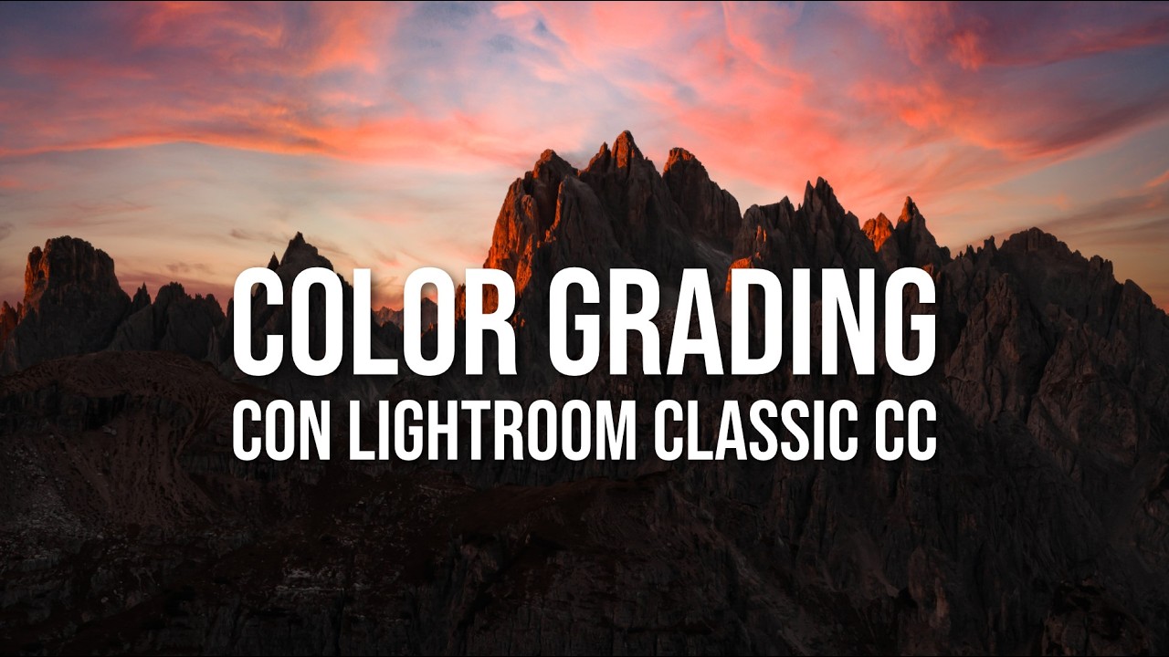 Come fare COLOR GRADING dei TRAMONTI e PAESAGGI con Lightroom!