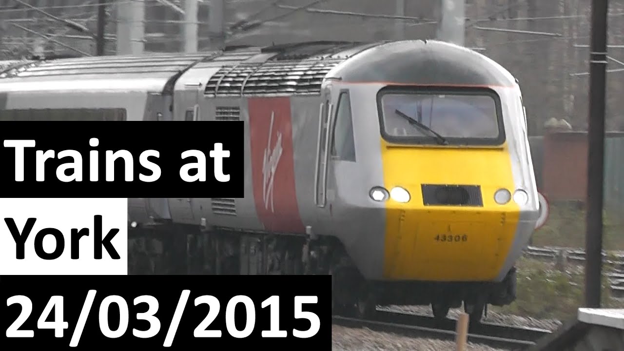 Trains at York 24/03/2015