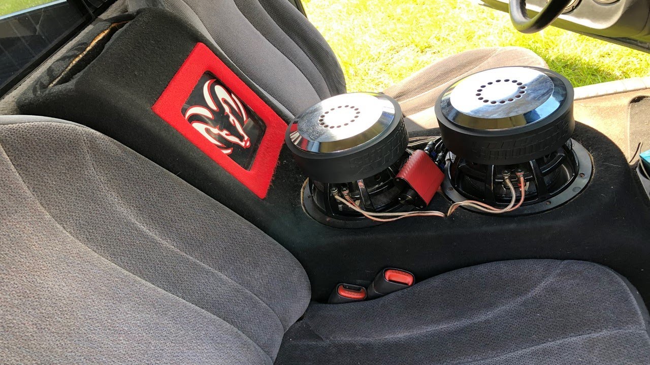 2 8S SINGLE CAB TRUCK BUILD SUBWOOFER FLEX!