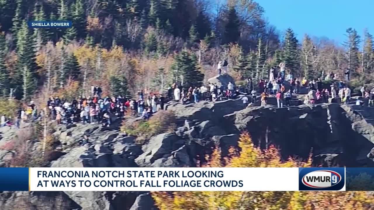 Franconia Notch State Park looking at ways to control fall foliage crowds