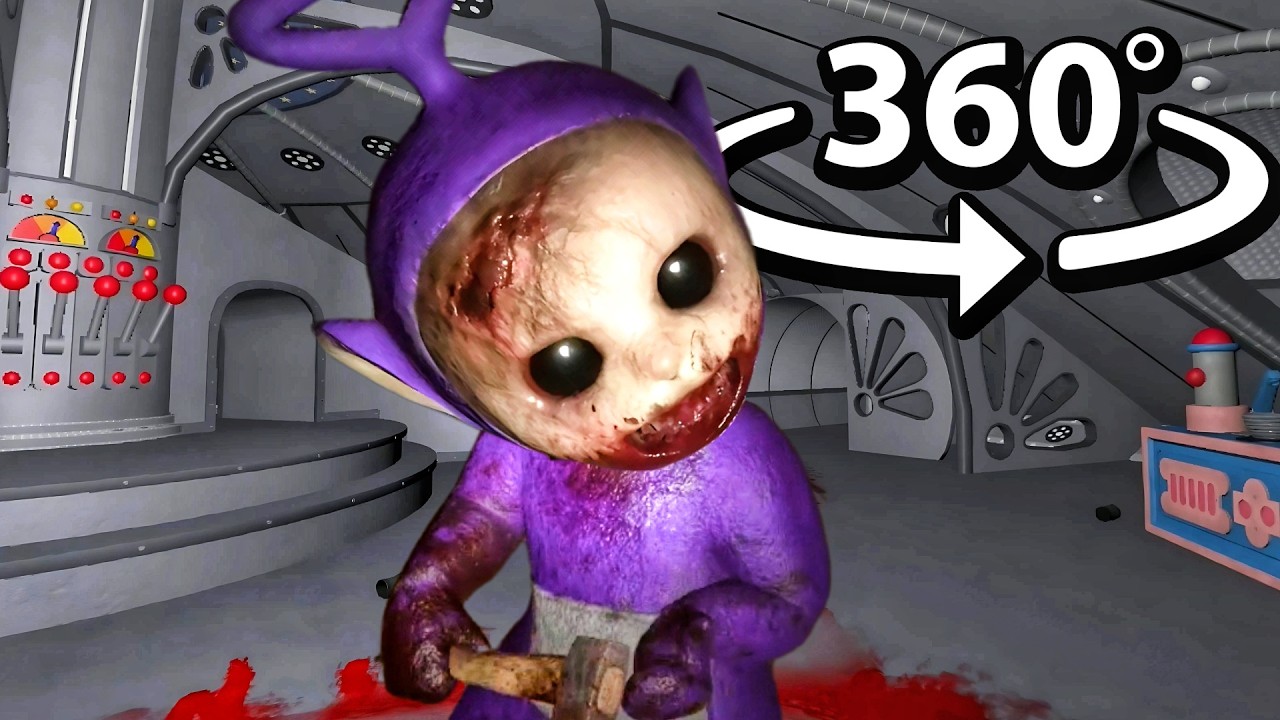 360° SlendyTubbies 0 in VR is TERRIFYING! Teletubbies Horror!