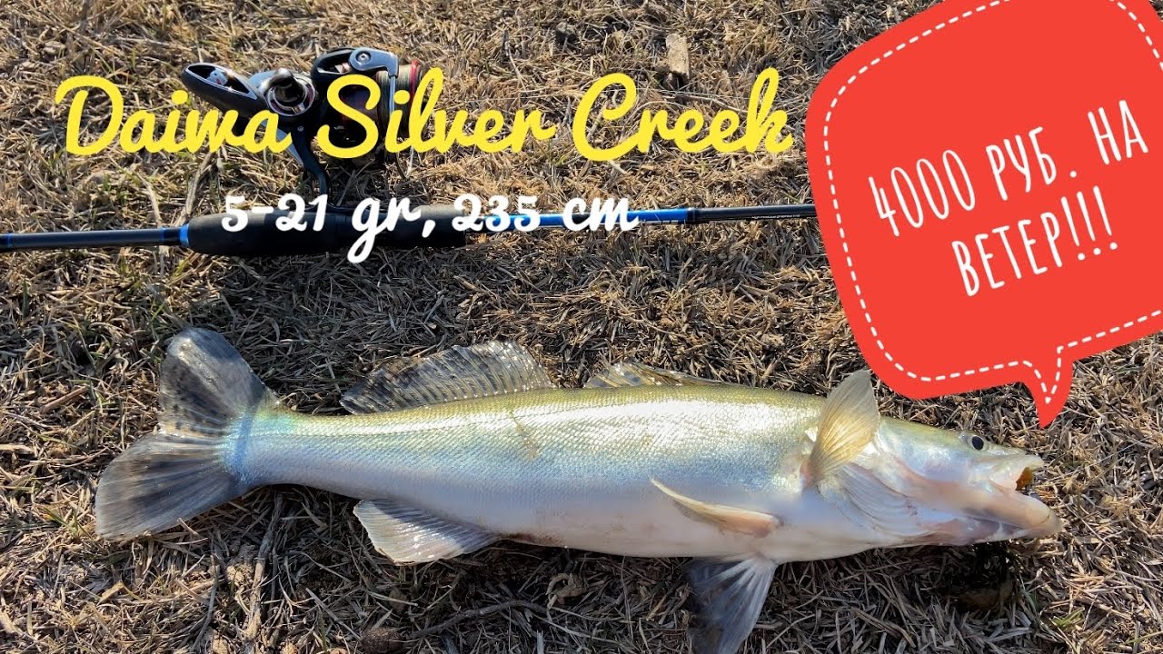 Daiwa Silver Creek 2,35 м, 5-21 гр - 4000 рублей - на ветер! Aiko Butch для джига? 🔥🔥