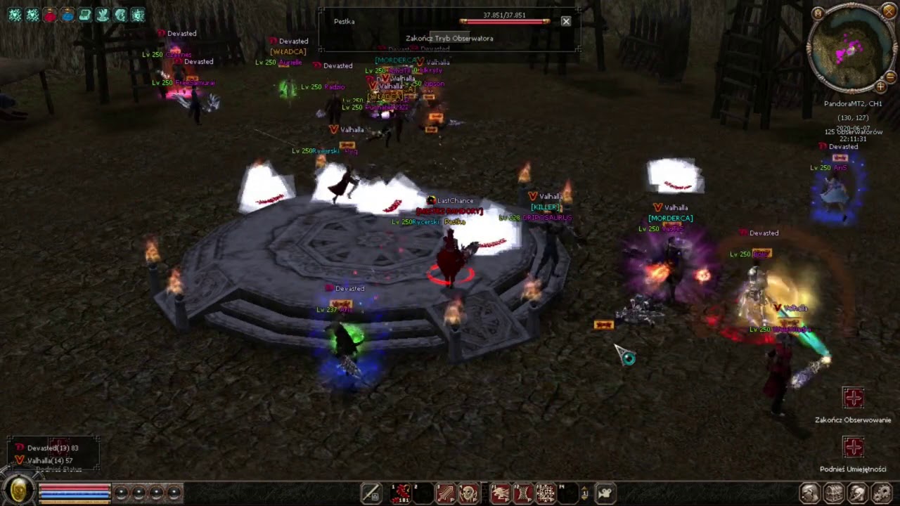 PandoraMT2 - Wojna gildii - Devasted vs Valhalla