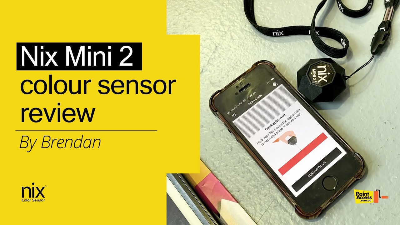 Nix Mini 2 color sensor - Support Dulux Paint Colours, Taubmans Paint Colours, Haymes Paint Colours