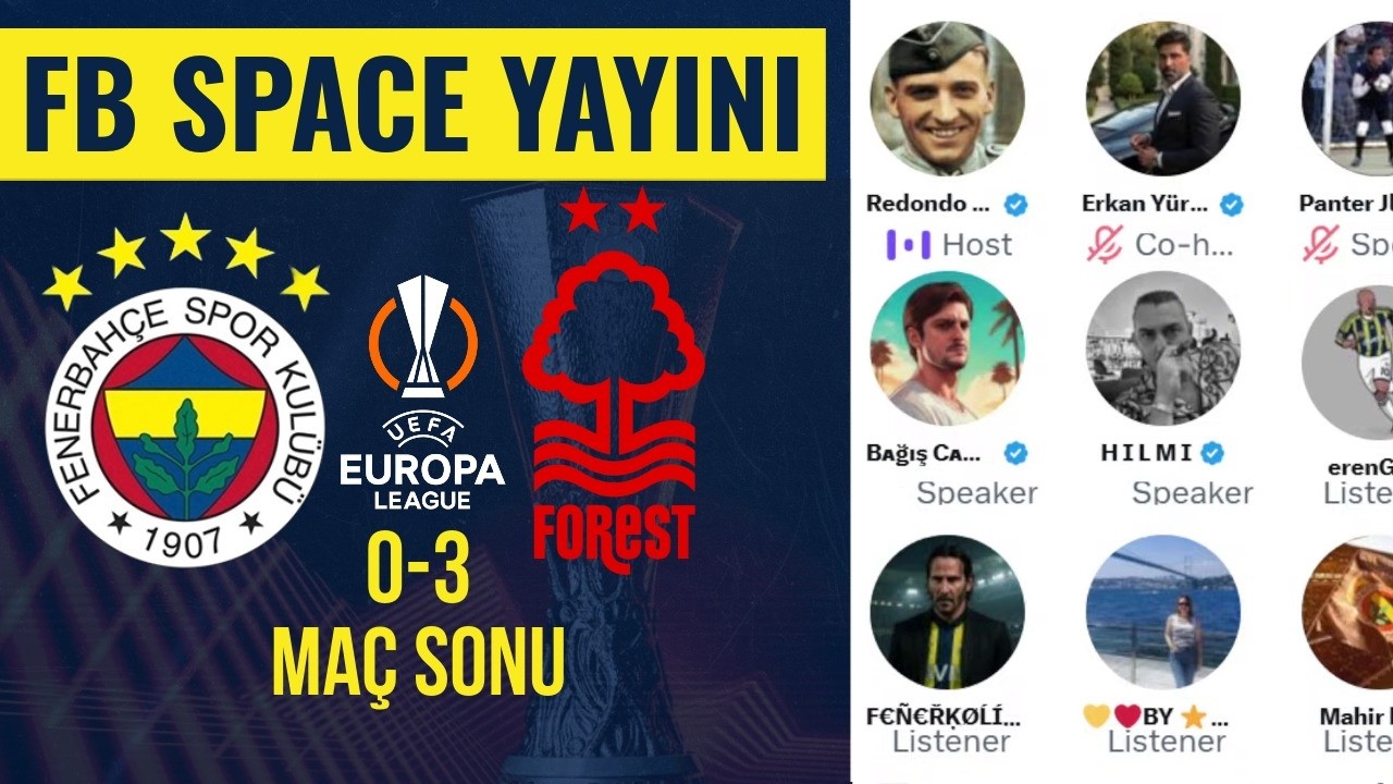 Fenerbah&ccedil;e 0-3 Nottingham Forest Ma&ccedil; Sonu | Fenerbah&ccedil;e Space Odası