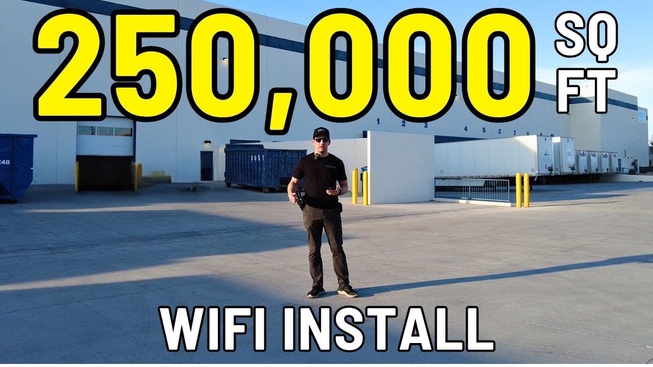 MASSIVE Professional Wifi Installation - Warehouse in North Las Vegas