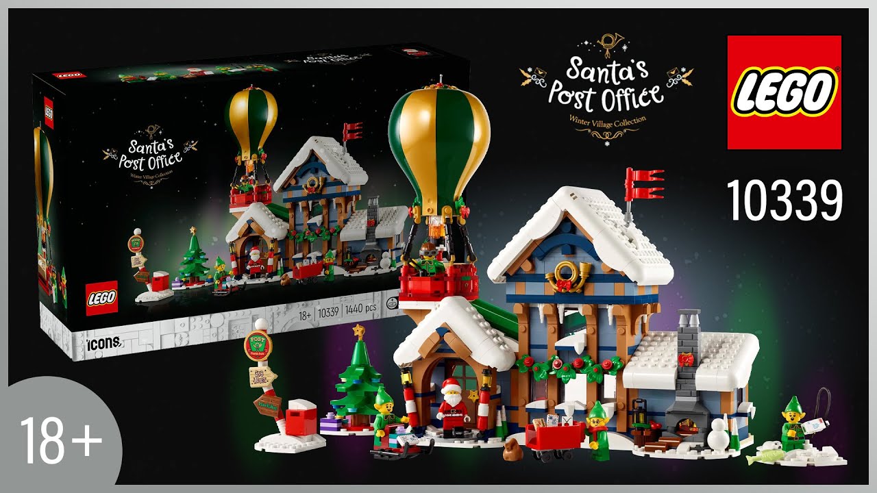 Набор LEGO Icons &laquo;Почта Санты&raquo; (10339) [1440 деталей] Быстрая сборка @TopBrickBuilder18plus