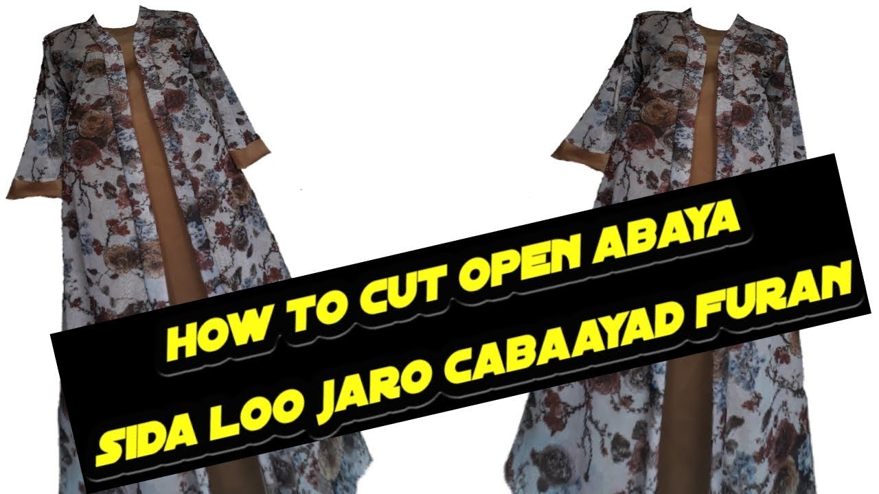 open caya/ma cabaayad furan sida loo jaro