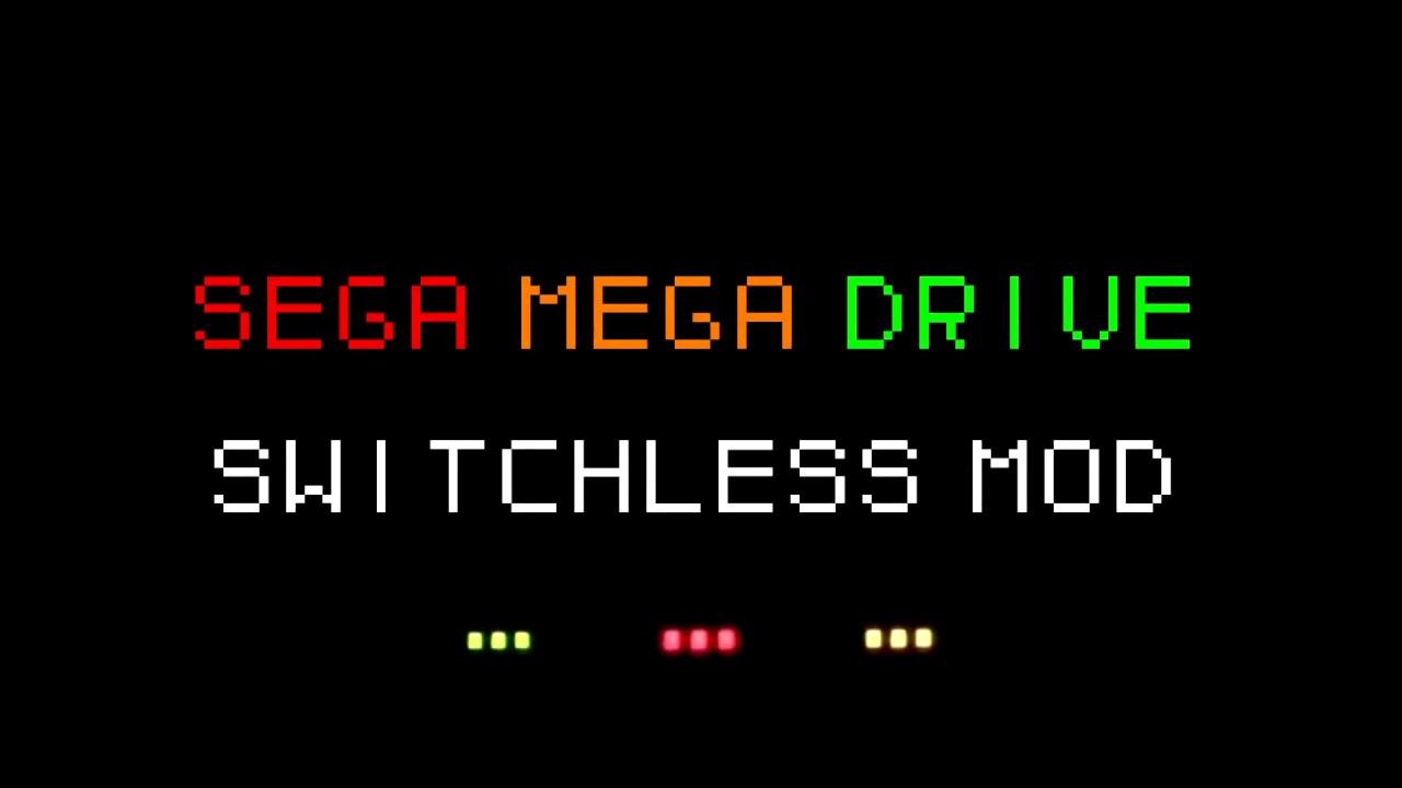 Sega Mega Drive - Switchless Mod
