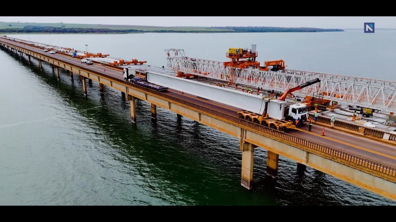 TRANENGE | Obras da Ponte sobre o Rio Tietê seguem em ritmo acelerado