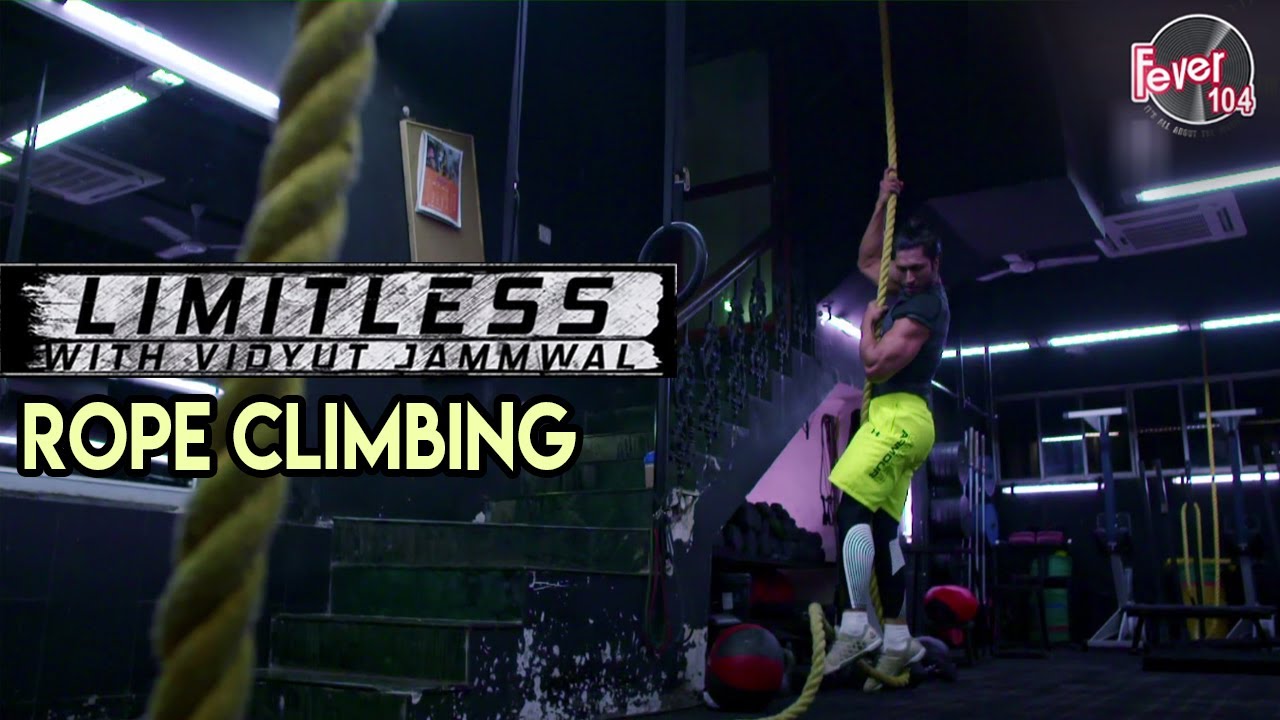 Rope Climbing | Daily Fitness With Celebs | Limitless with Vidyut Jammwal | Fever 104 FM