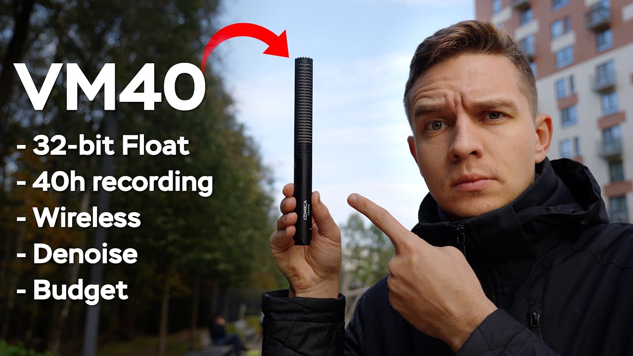 Wireless Shotgun Mic with 32-bit Float! Comica VM40 Review