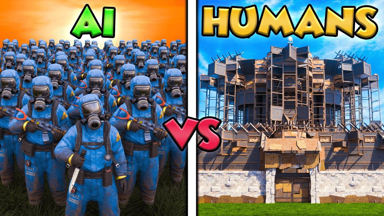 Сможет ли ИИ 300 победить мой клан 100 000 часов? - Rust