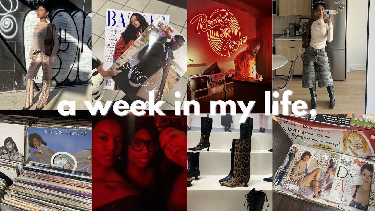 Неделя из моей жизни в качестве корпоративной девчонки в Нью-Йорке | Винтажный шопинг, изучение г...