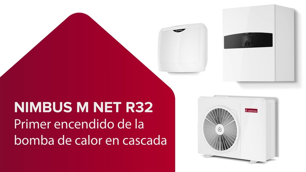 Nimbus M Net R32 | Primer encendido de la bomba de calor en cascada