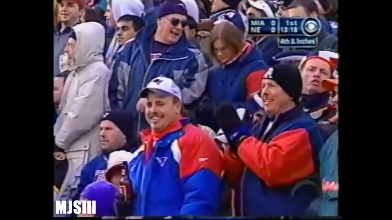 2002 week 17 Miami Dolphins at New England Patriots