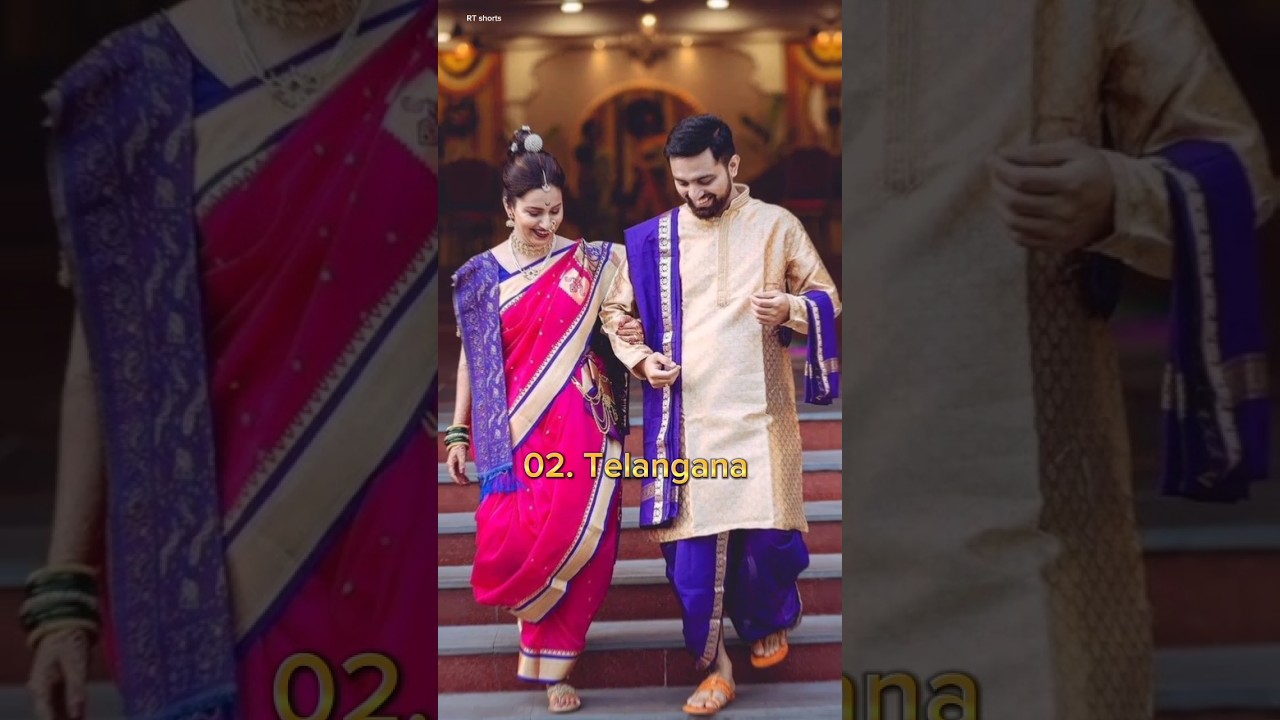 Top 10 Traditional Dress🥻 From Different States In India Part -2 #shorts