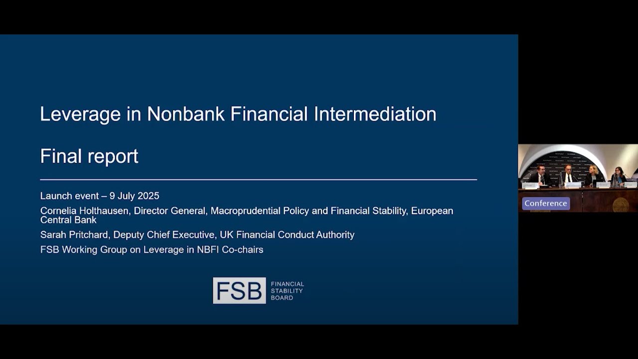Public webinar on the FSB&rsquo;s recommendations to address leverage in nonbank financial intermediation