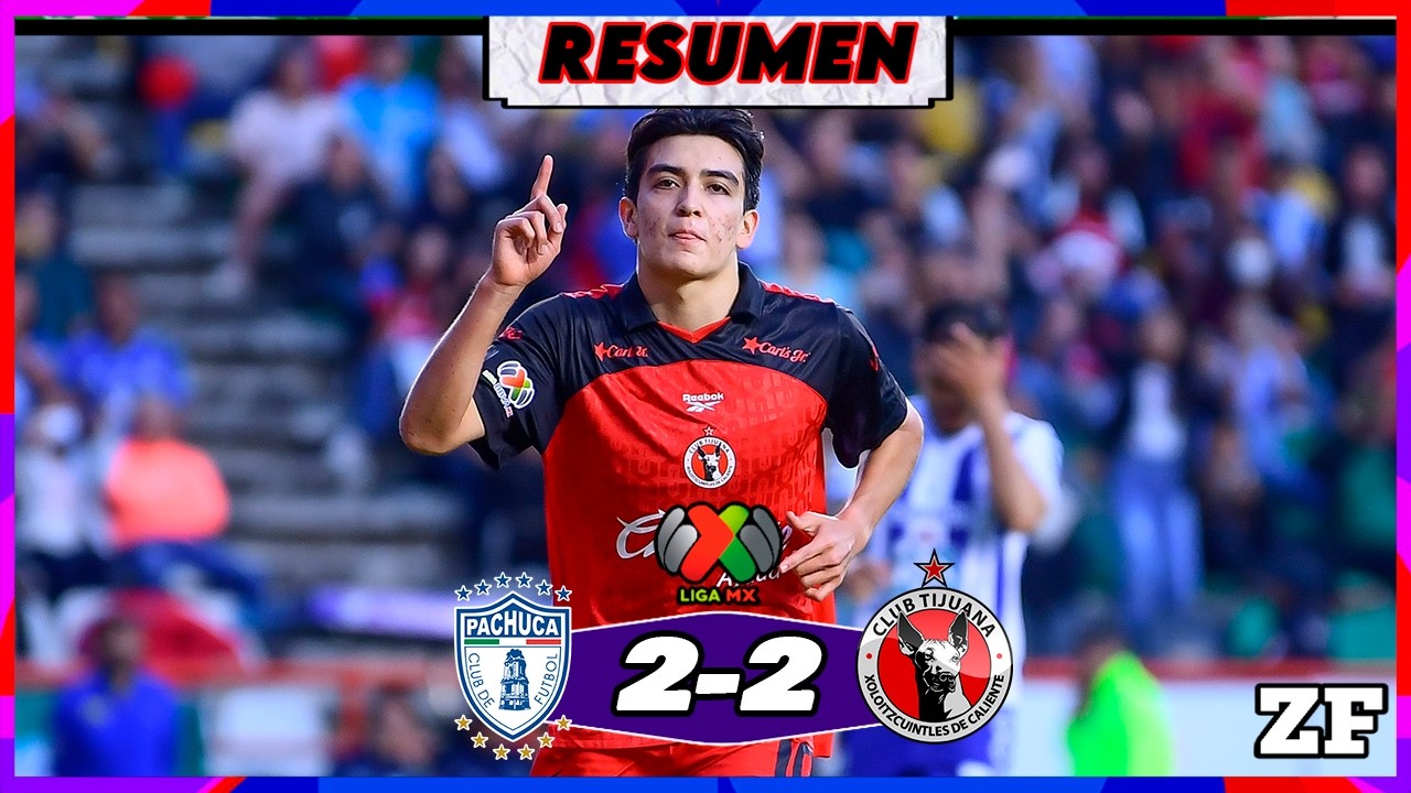 ✅ ASI FUE EL EMPATE ENTRE PACHUCA Y XOLOS LIGA MX 🏆 JORNADA 9 APERTURA 2026