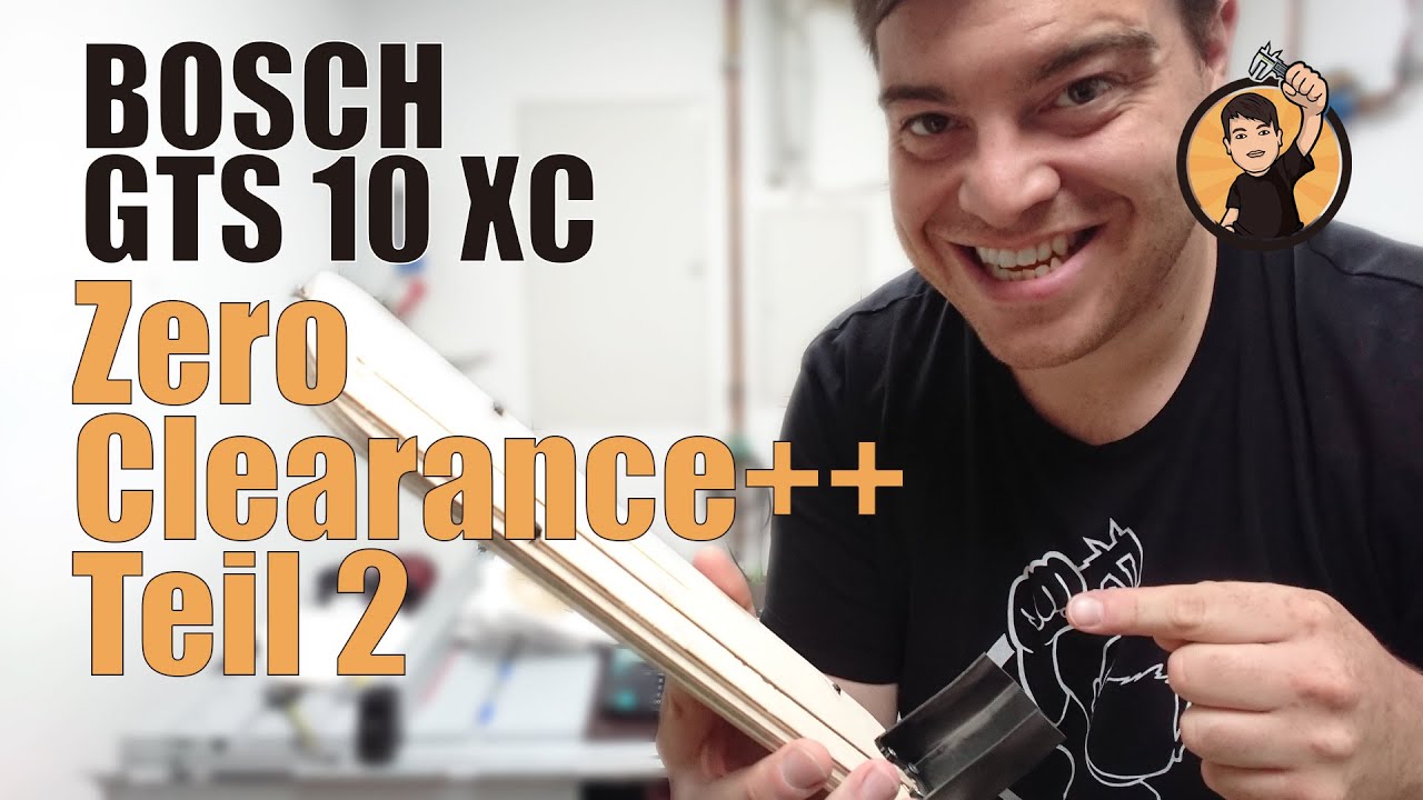 BOSCH GTS 10 XC: Zero Clearance + Upgrades = Bessere Staubabsaugung Teil 2/2 | Nachdenksport