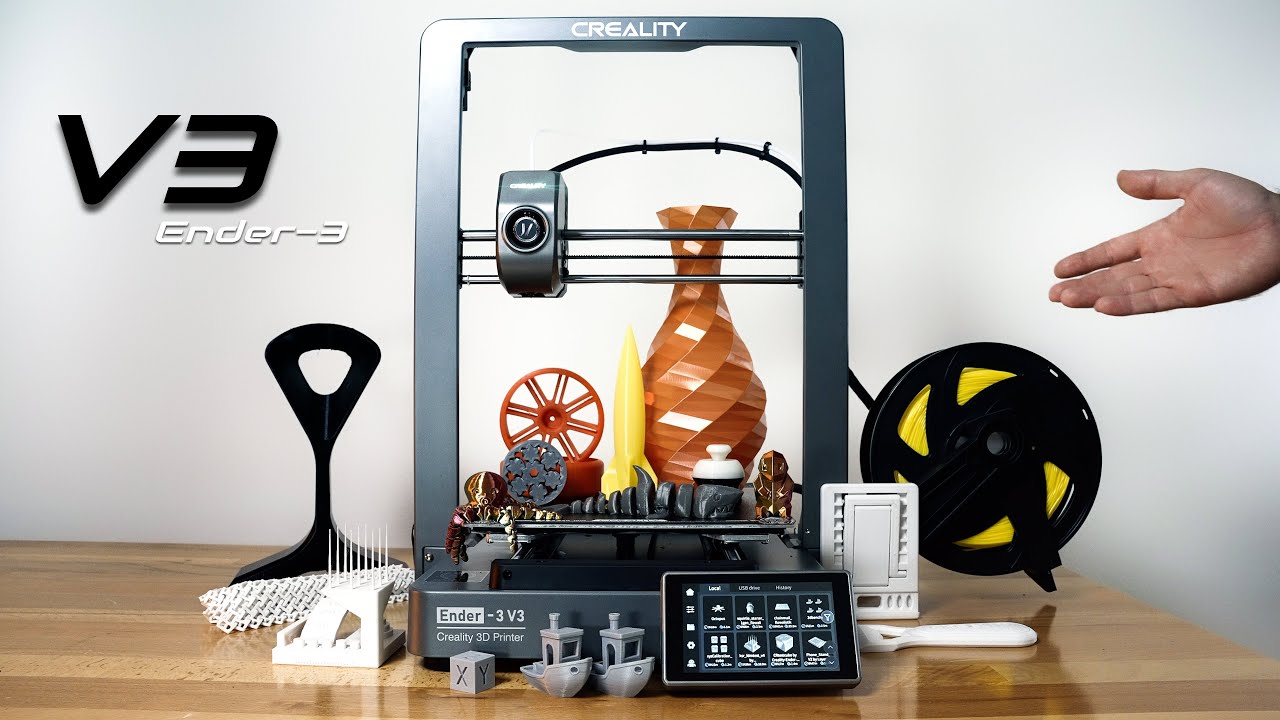Creality Ender-3 V3 — 3D-принтер Core XZ — распаковка и настройка