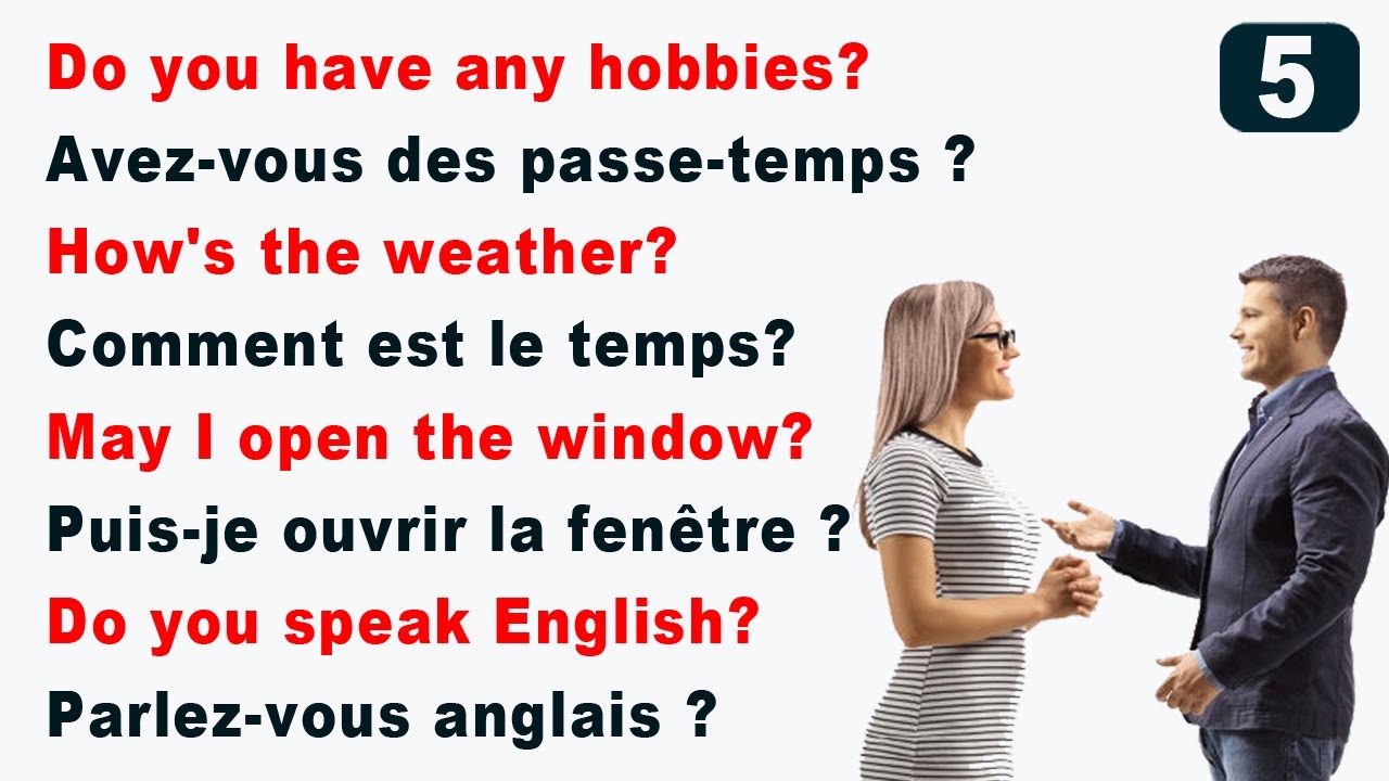 60 Questions et Reponses très Utiles en Anglais || Questions and Answers