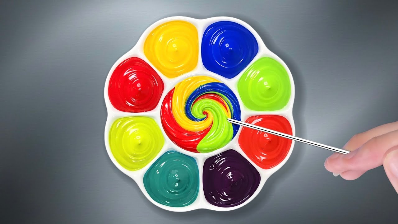 How to Create 9 Beautiful Colors from Red, Yellow, Blue and Lime _ Color Master