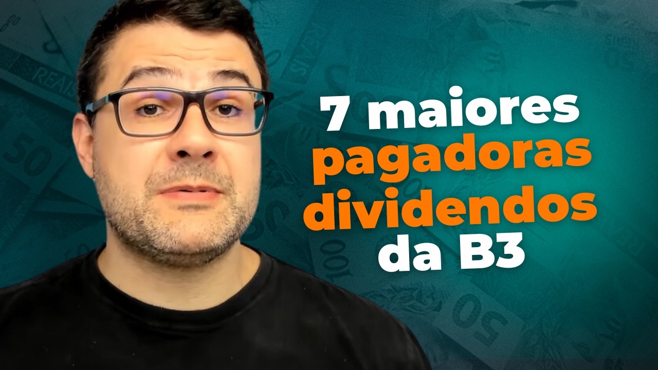 AS 7 MAIORES PAGADORAS DE DIVIENDOS DA BOLSA | VIVT3, CSMG3, BRSR6, BRAP4, CMIG4, TAEE11, CGAS5