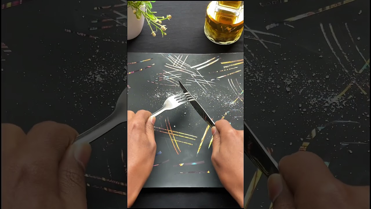 I scratched the art&hellip;Did I destroy it?🧐 #art #islam #peace #scratchart