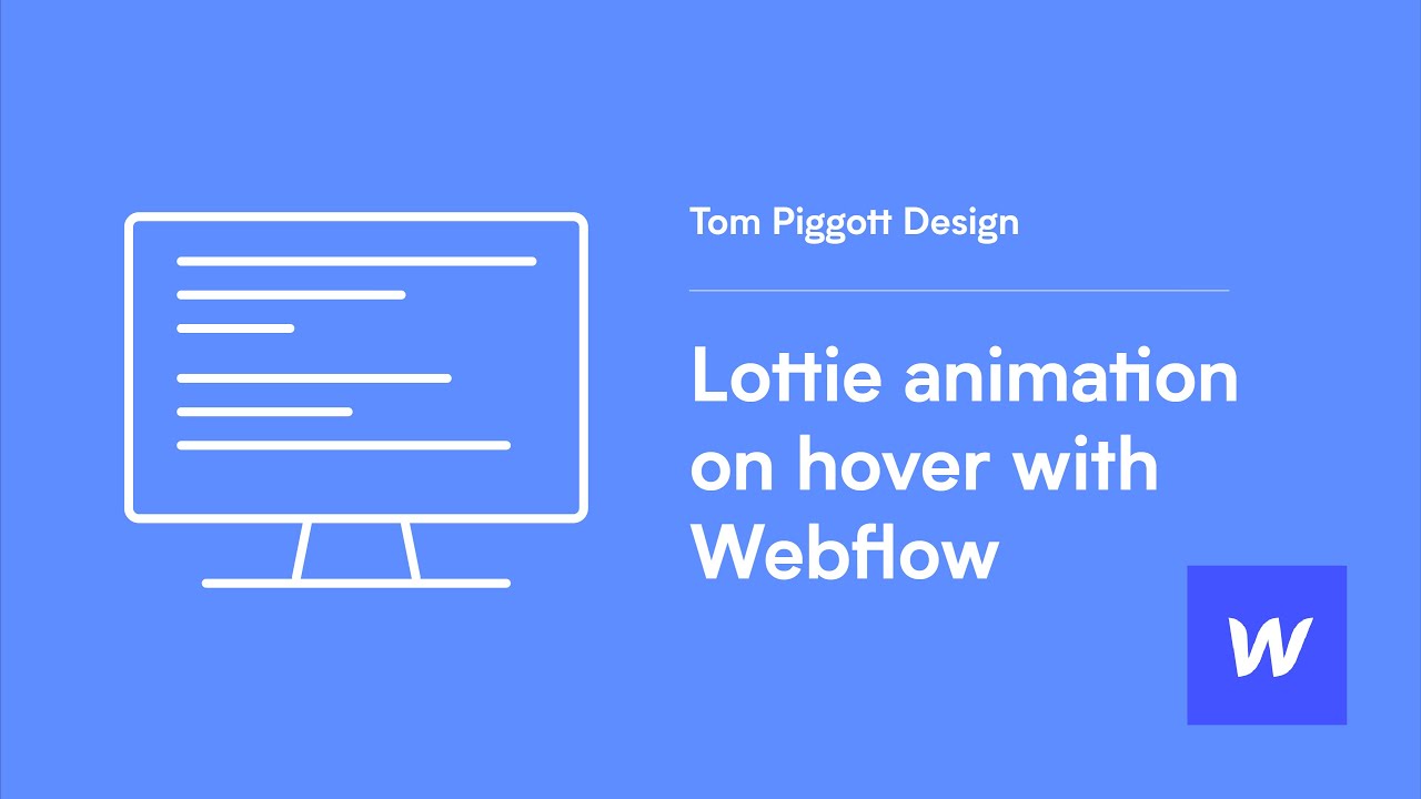 Looping Lottie animations on hover in Webflow