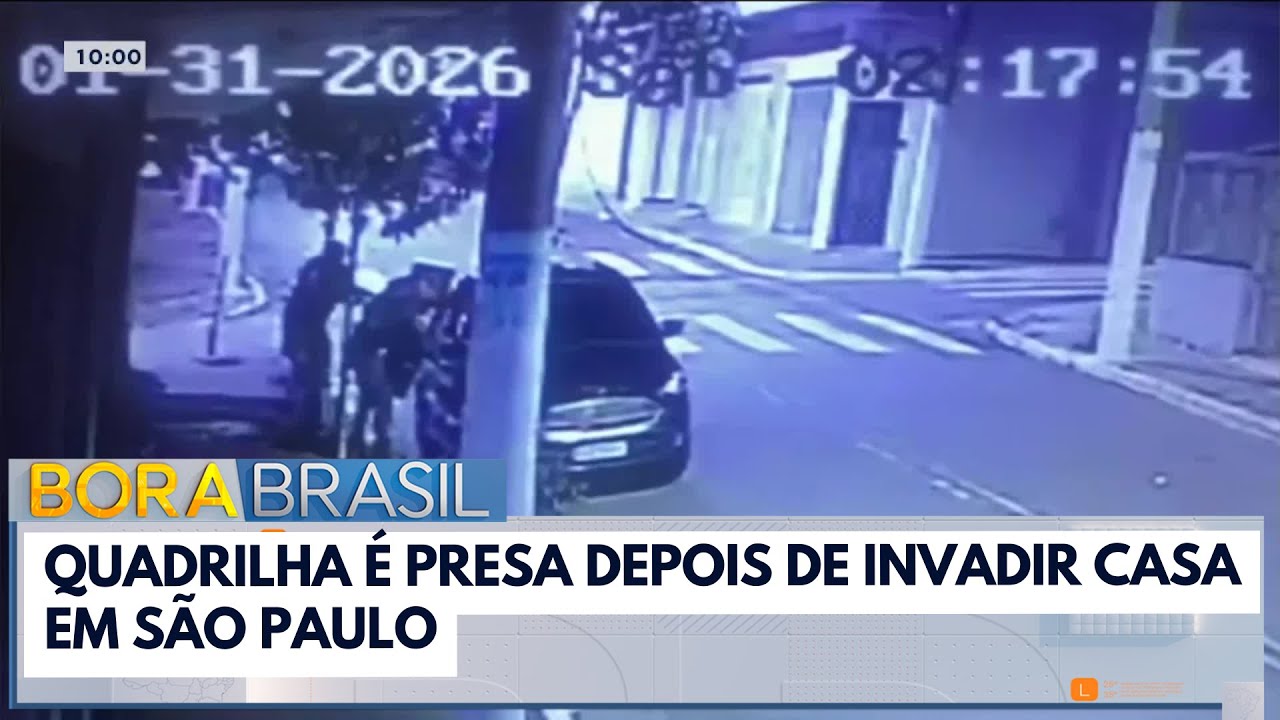 Ladrões de residência são presos em SP | Bora Brasil