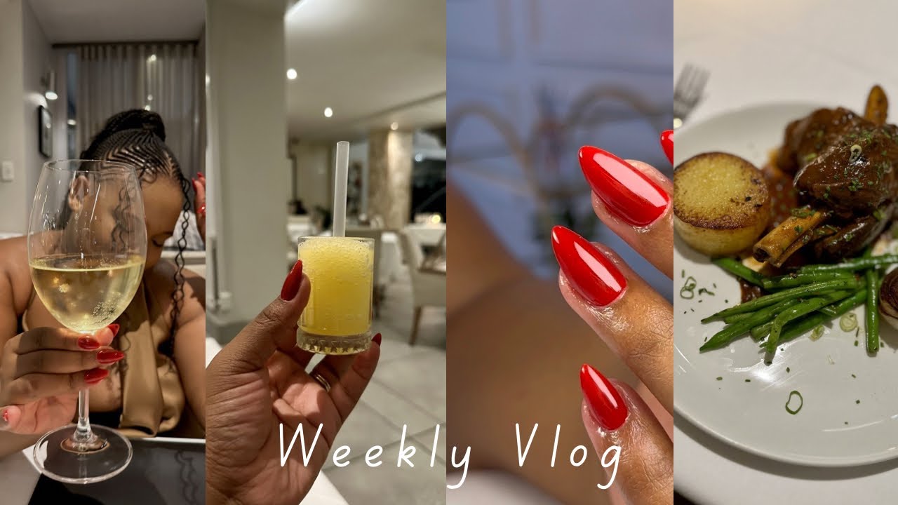 #weeklyvlog | Maintenance week | Nails, Hair | Dinner date with hubby | #southafricanyoutuber 