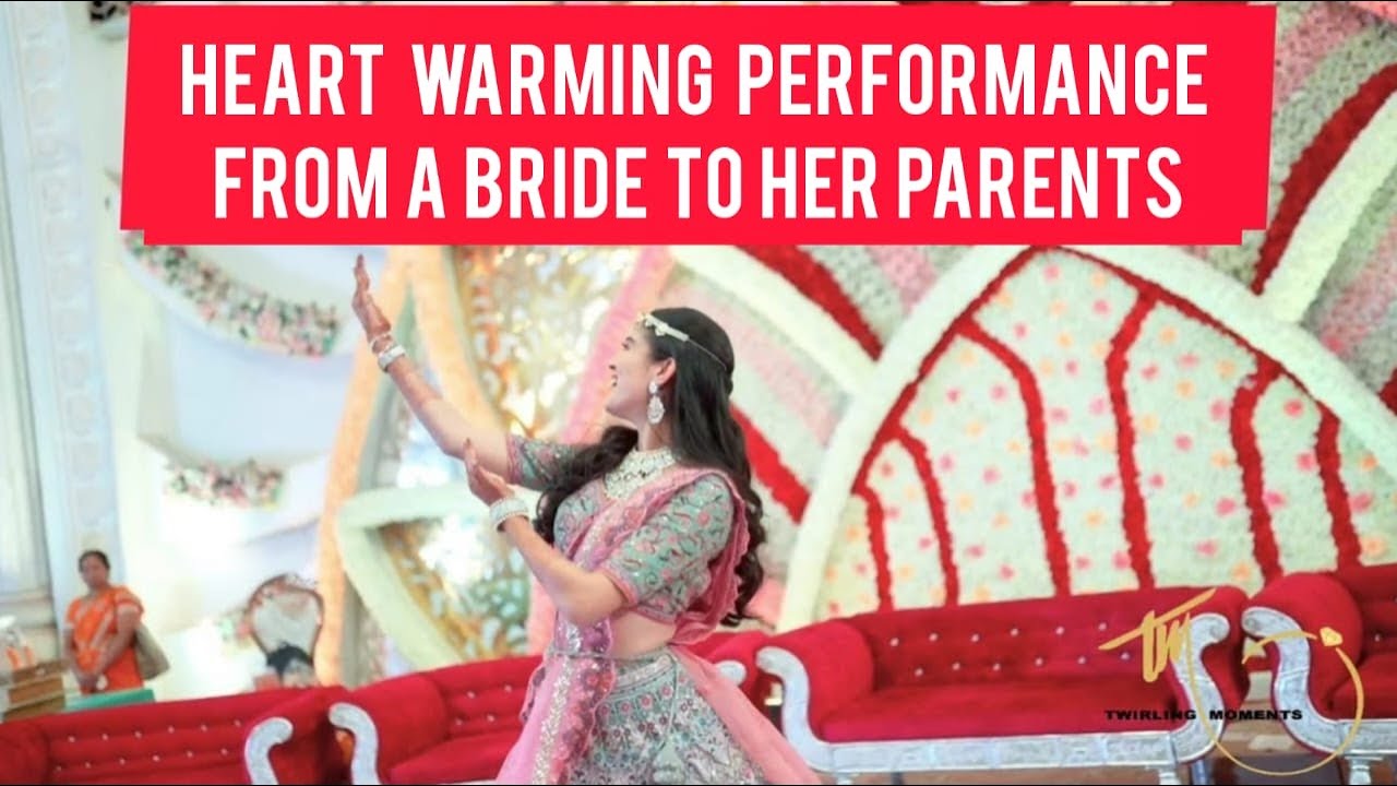 Heartwarming Performance from Bride to her Parents | Medley |  By Twirling Moments