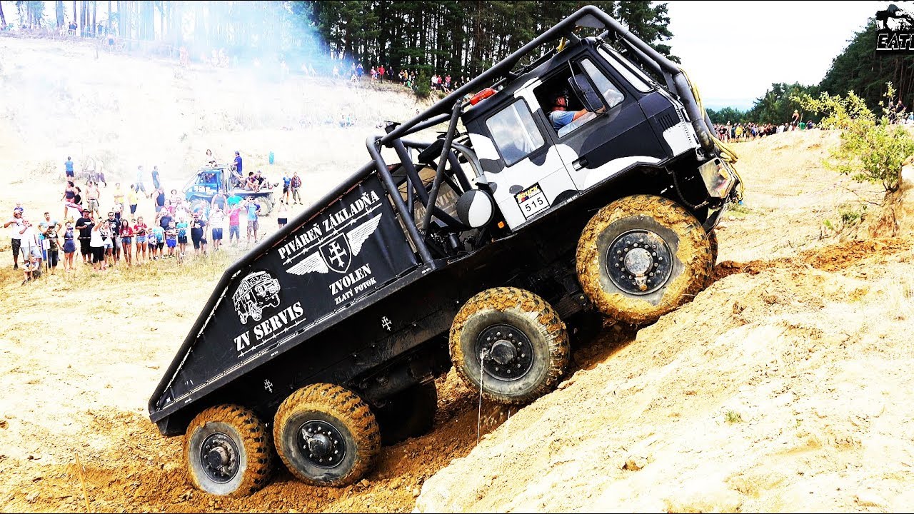 Truck trial Kunštát 2019 - 8x8 Tatra 815 - 515 Jaroslav Giertel - sekce 4
