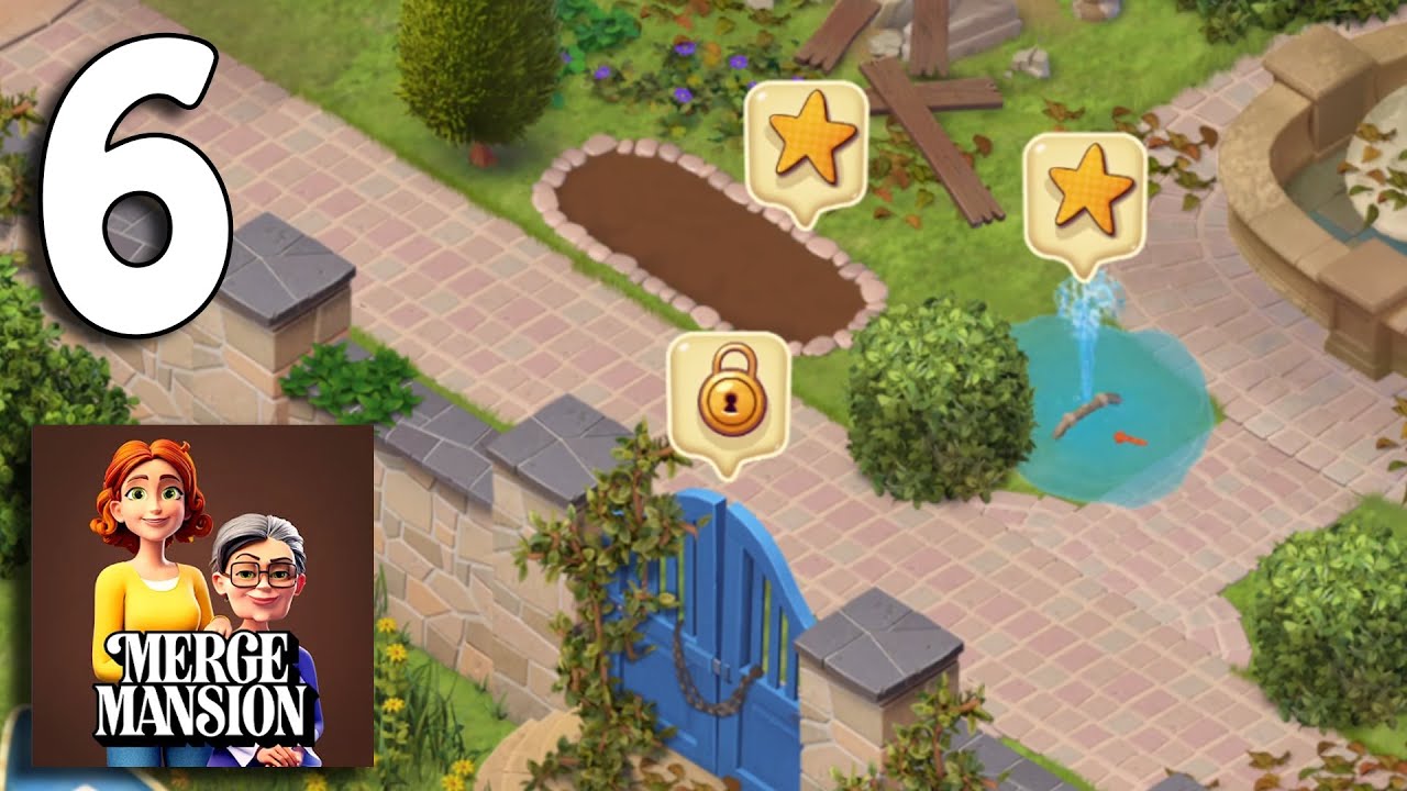 Merge Mansion - Gameplay Walkthrough Part 6 - Inventory (Android, iOS)