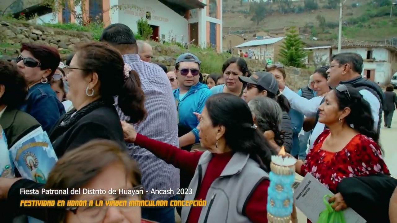 Fiesta patronal Virgen Inmaculada Concepción de Huayan 08 de diciembre 2023 Inca Elsa Tito J