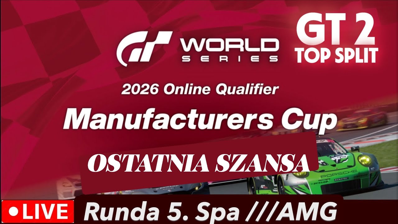 Gran Turismo 7 / Manufacturers Cup - ostatnia szansa na Spa / GT2 Top Split