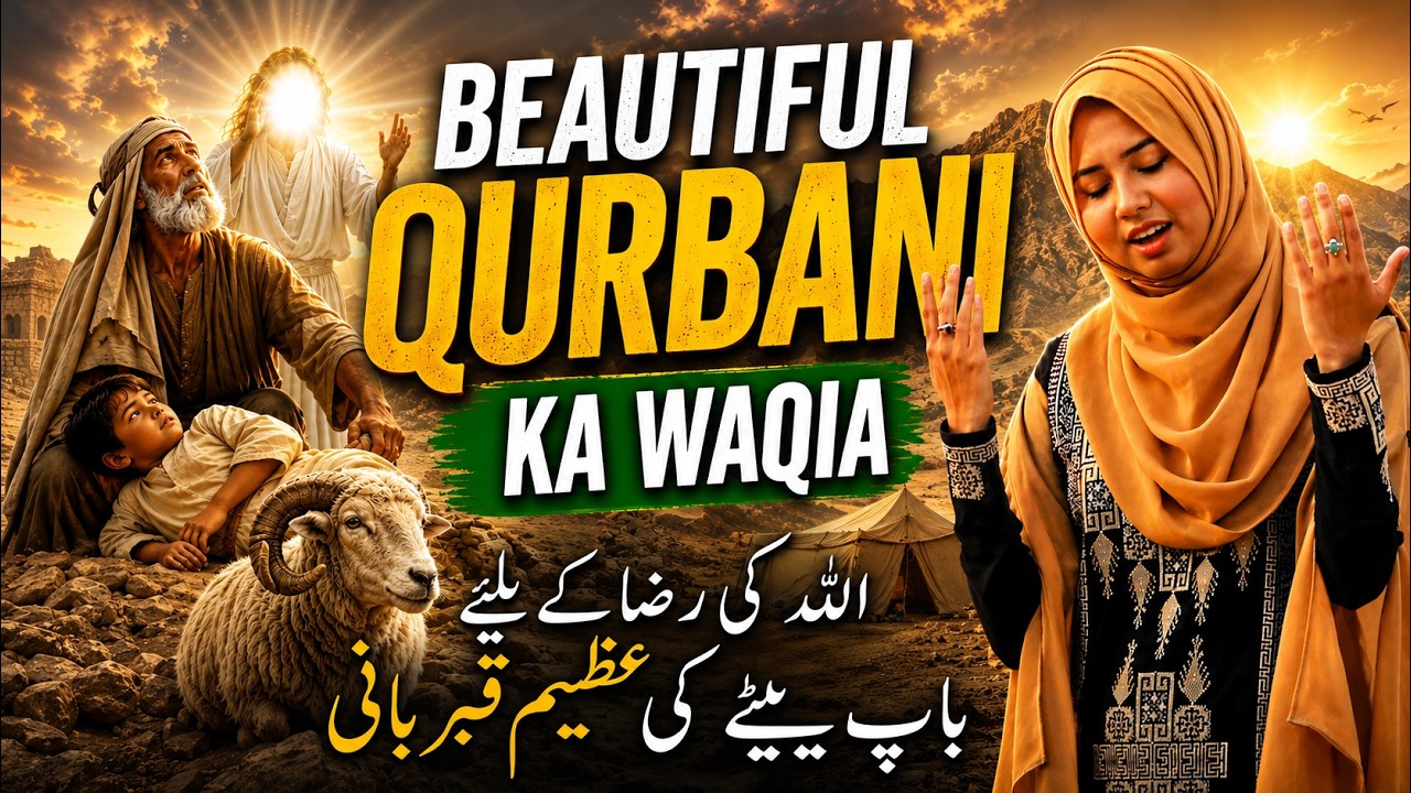 BEAUTIFUL WAQIA (MUST LISTEN) - QURBANI KA WAQIA - AQSA ABDUL HAQ - OFFICIAL HD VIDEO